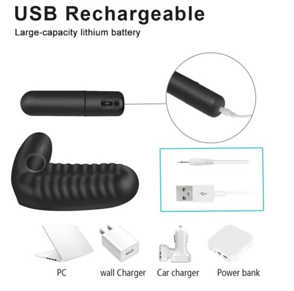 Vibrador de Dedo Recargable Magic Finger