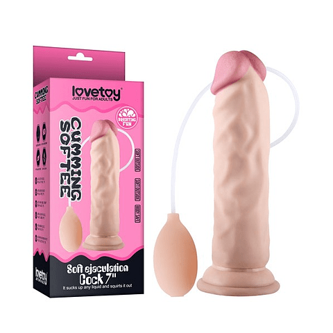 Consolador Soft Eyaculador 7" LoveToy
