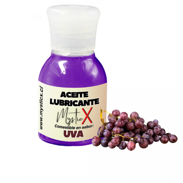 Aceite Lubricante Comestible Mystic X Uva 30 ml.