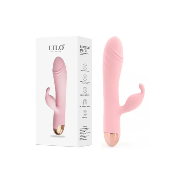 Vibrador Conejito Rotativo Punto G y Clítoris