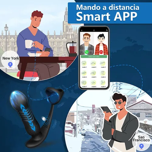 Connor Vibrador Prostático Sube y Baja con App