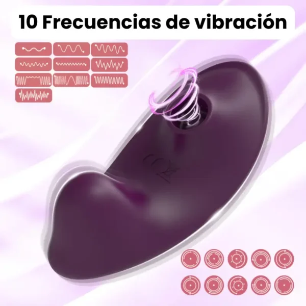 Vibrador y Succionador con Control Remoto Dalia